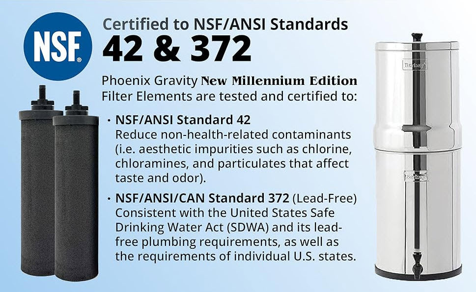Replacement Filters & Fluoride Filters Combo Pack - Includes 2