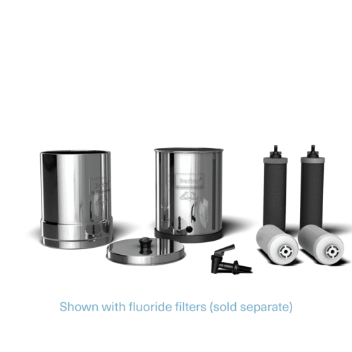 Big Berkey Water Filter 4 Black Filters Stainless Steel Spigot for sale  online